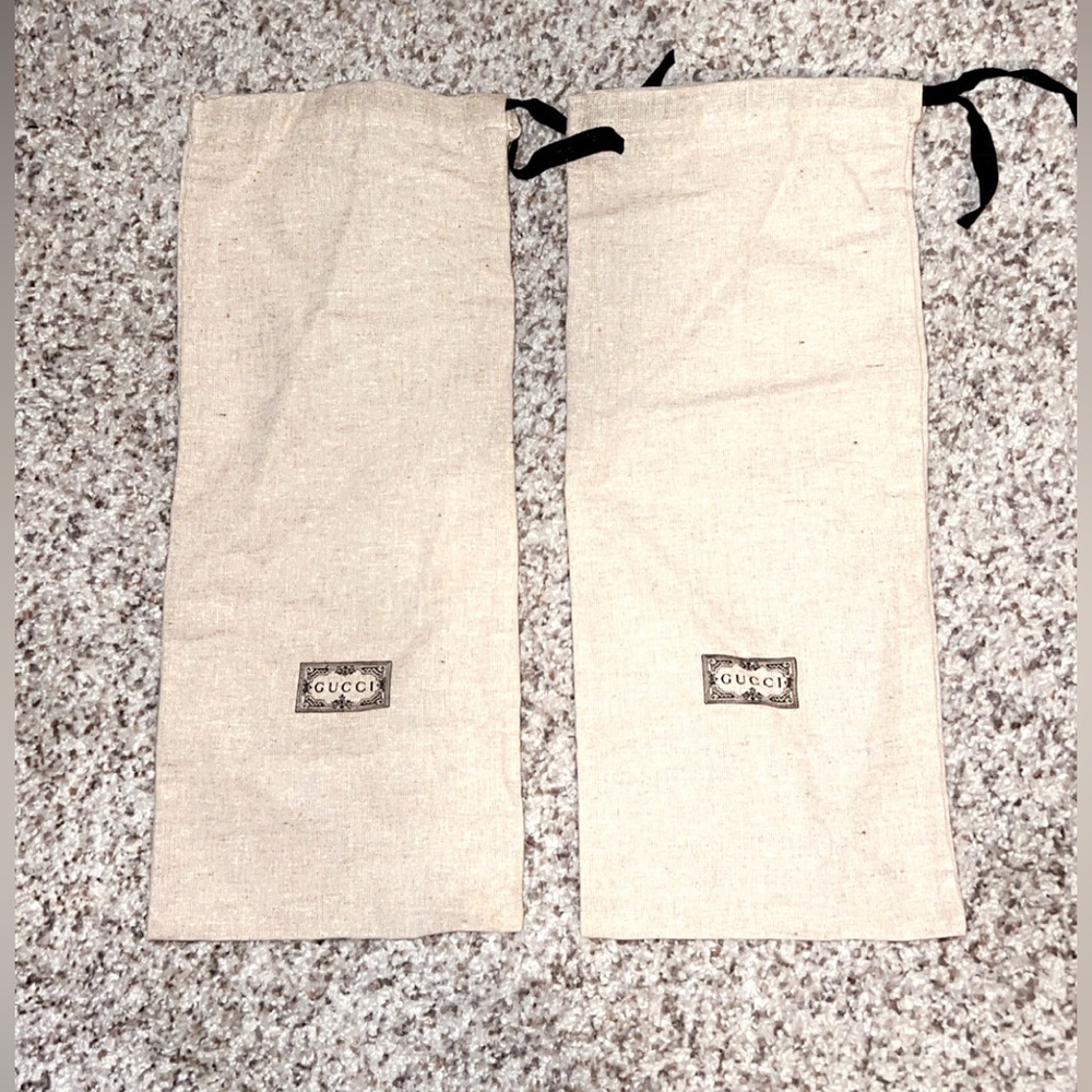 Gucci sandal dust bags new